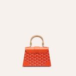 Goyard Saigon Structured Mini Bag Orange - Image 3